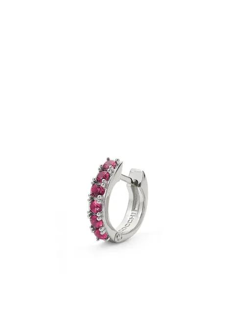 logo-engraved hoop earring by EMANUELE BICOCCHI