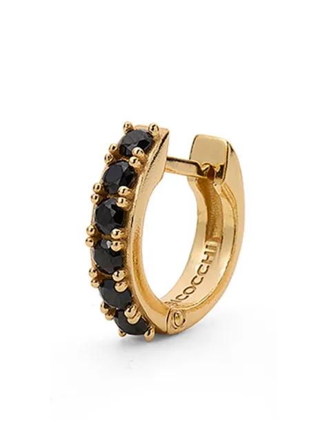 logo-engraved hoop earring by EMANUELE BICOCCHI