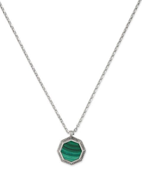 malachite-pendant necklace by EMANUELE BICOCCHI