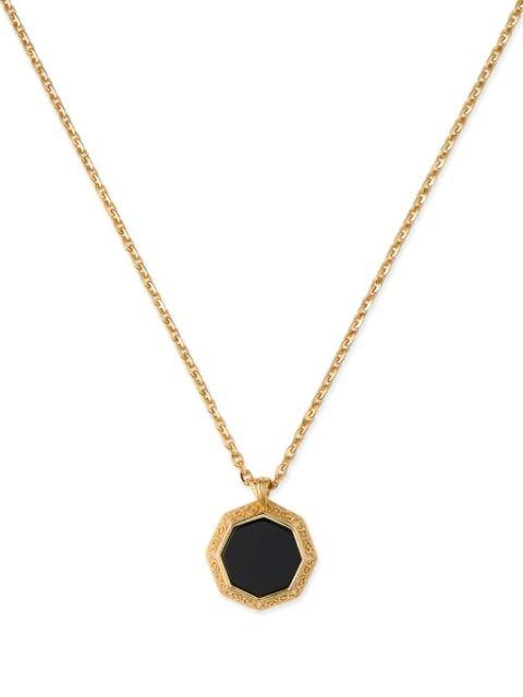 onyx-pendant necklace by EMANUELE BICOCCHI
