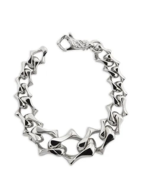 polished sharp-chain bracelet by EMANUELE BICOCCHI
