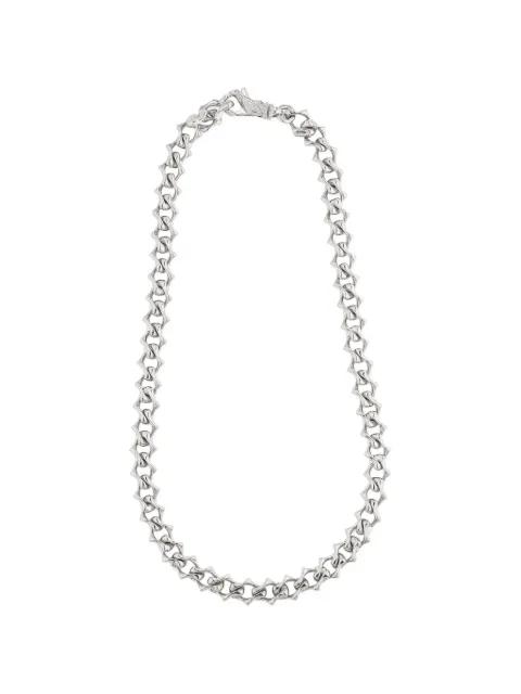 polished sharp-chain necklace by EMANUELE BICOCCHI
