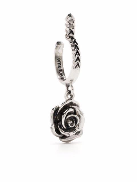 rose charm single earring by EMANUELE BICOCCHI