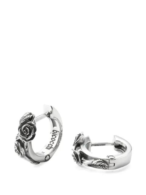 rose hoop earrings by EMANUELE BICOCCHI