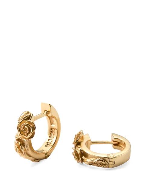 rose hoop earrings by EMANUELE BICOCCHI