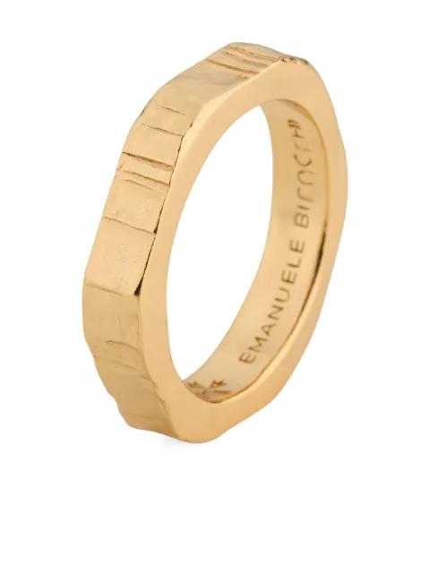 small hammered band ring by EMANUELE BICOCCHI