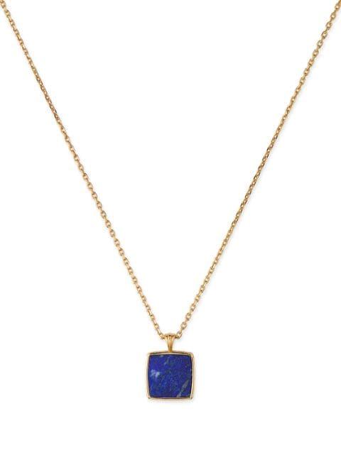 square lapis pendant necklace by EMANUELE BICOCCHI