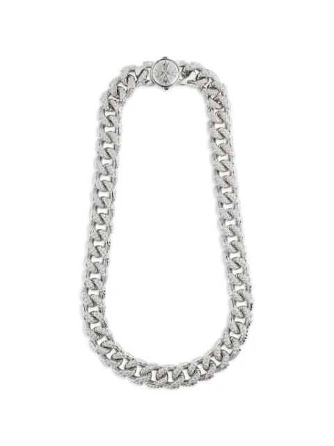 studded curb-chain necklace by EMANUELE BICOCCHI