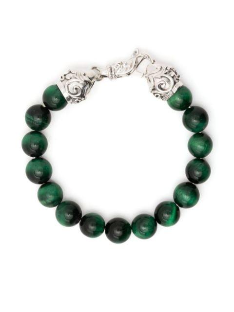 tiger eye beaded bracelet by EMANUELE BICOCCHI