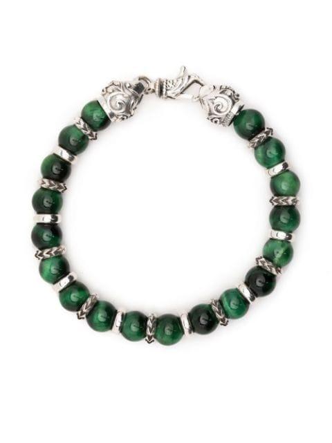 tiger eye beaded bracelet by EMANUELE BICOCCHI