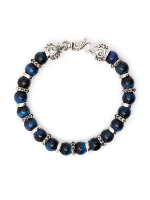 tiger eye beaded bracelet by EMANUELE BICOCCHI