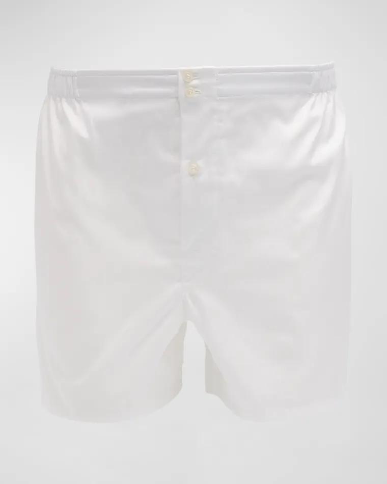 Men's Cotton-Blend Boxers by EMANUELE MAFFEIS