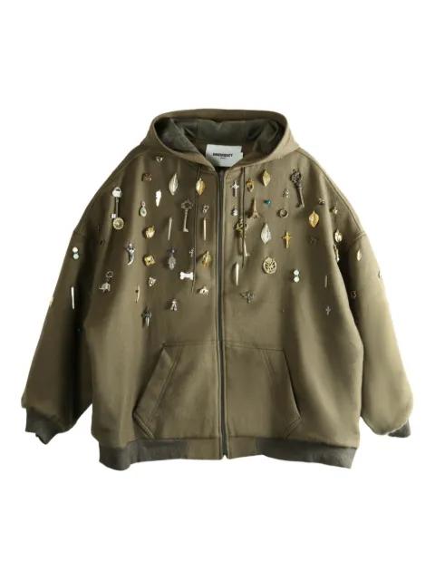 embellished hoodie by EMERGENCY ROOM