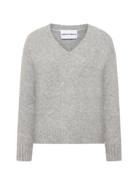 V-neck knitted sweater by EMERSON RENALDI