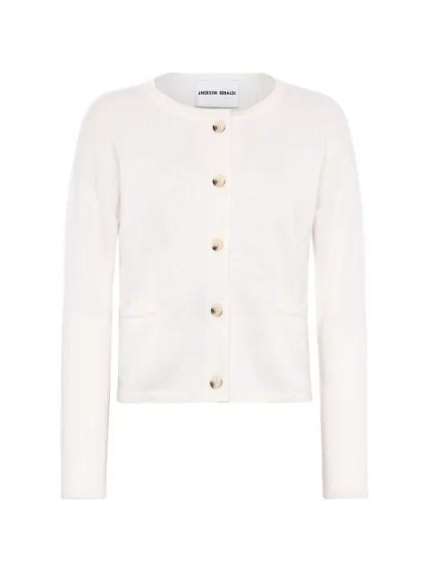 button-up knitted cardigan by EMERSON RENALDI