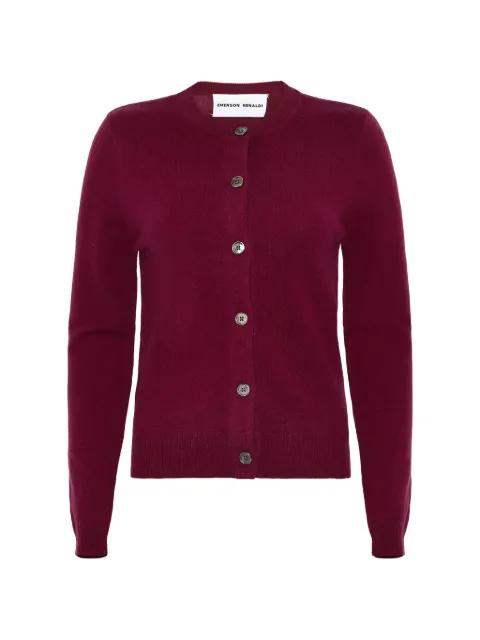 button-up knitted cardigan by EMERSON RENALDI