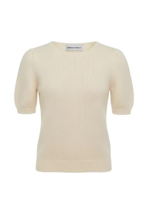 crew-neck cropped sweater by EMERSON RENALDI