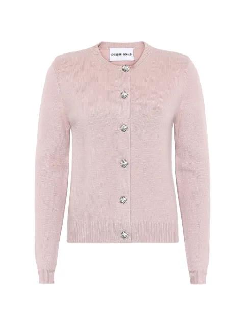 crystal-embellished button-front cardigan by EMERSON RENALDI