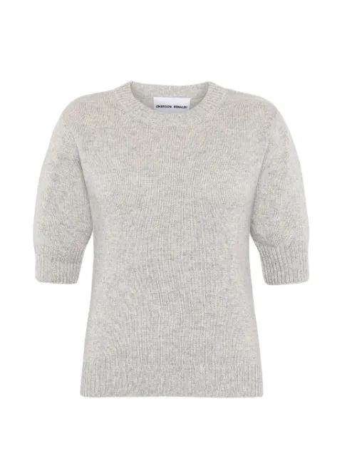short-sleeve crew-neck sweater by EMERSON RENALDI