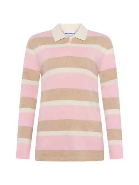 striped polo top by EMERSON RENALDI