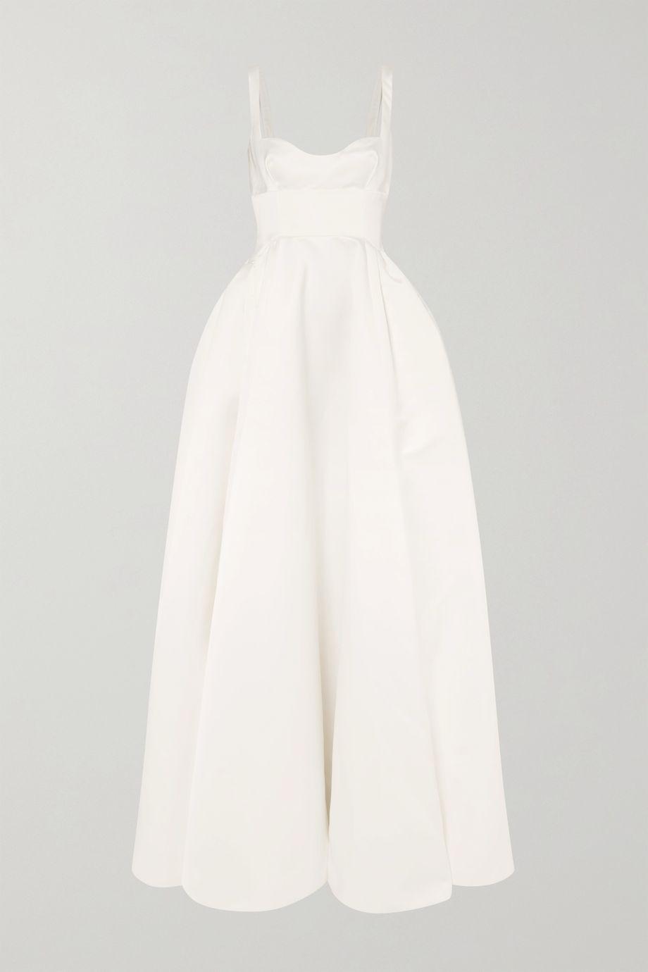 Diamond duchesse-satin gown by EMILIA WICKSTEAD