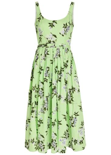Eglantine floral-print midi dress by EMILIA WICKSTEAD