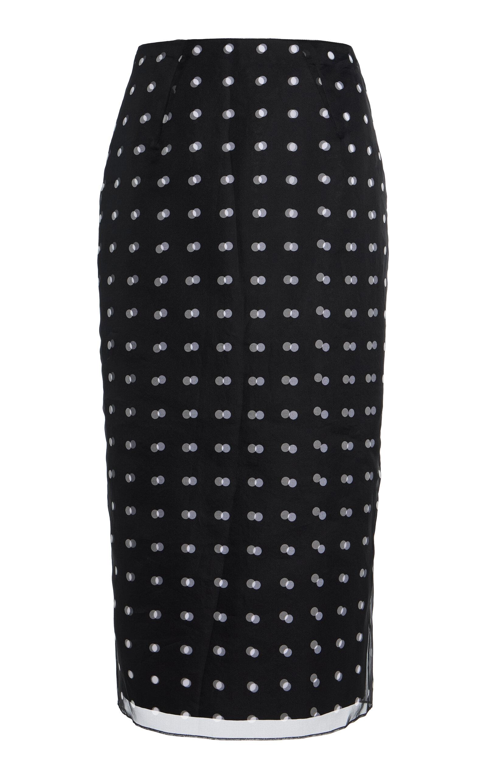Emilia Wickstead Bethan Polka-Dot Taffeta Midi Skirt - Moda Operandi by EMILIA WICKSTEAD