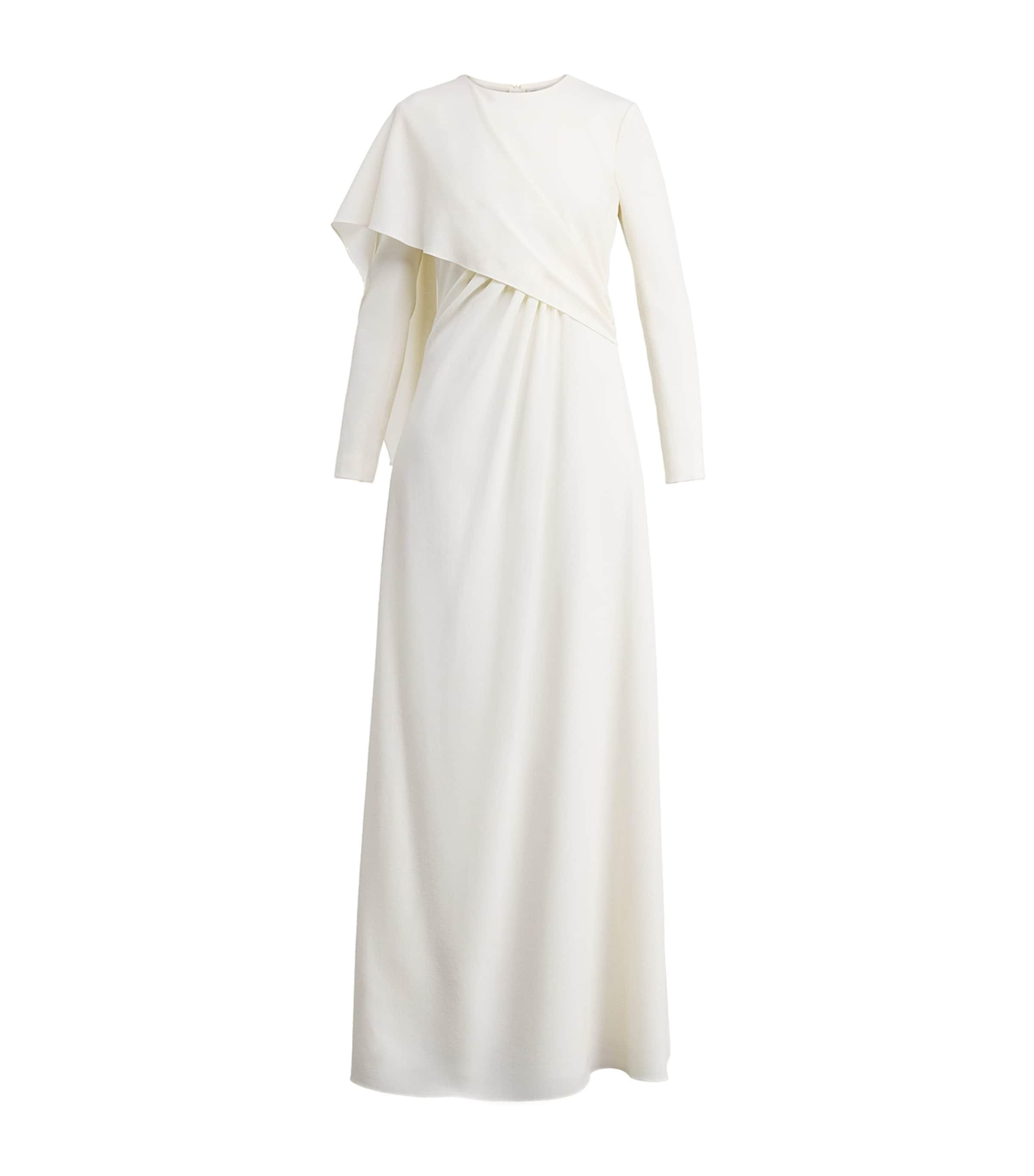 Emilia Wickstead Wool Crepe Aleska Maxi Dress by EMILIA WICKSTEAD