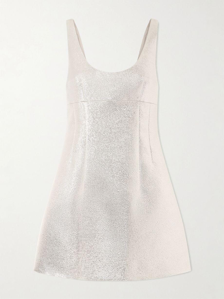 Emma metallic cloque mini dress by EMILIA WICKSTEAD
