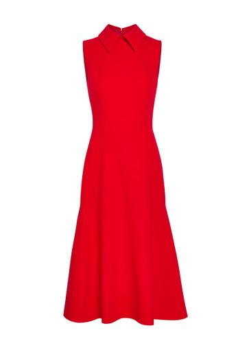 Leontine wool-crepe midi dress by EMILIA WICKSTEAD