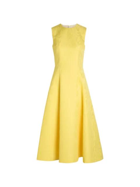 Mara moiré-effect midi dress by EMILIA WICKSTEAD