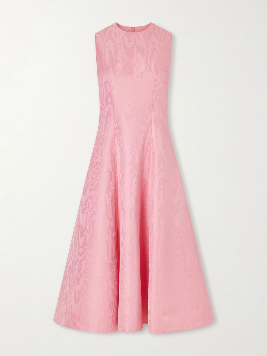 Mara moire midi dress by EMILIA WICKSTEAD