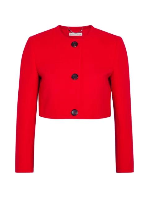 cropped button-fastening jacket by EMILIA WICKSTEAD