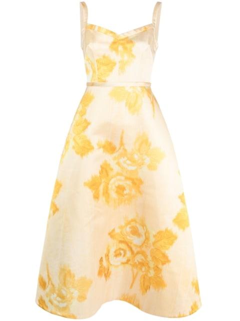 floral-print midi dress by EMILIA WICKSTEAD