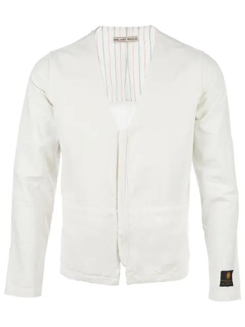 V-neck jacket by EMILIANO RINALDI