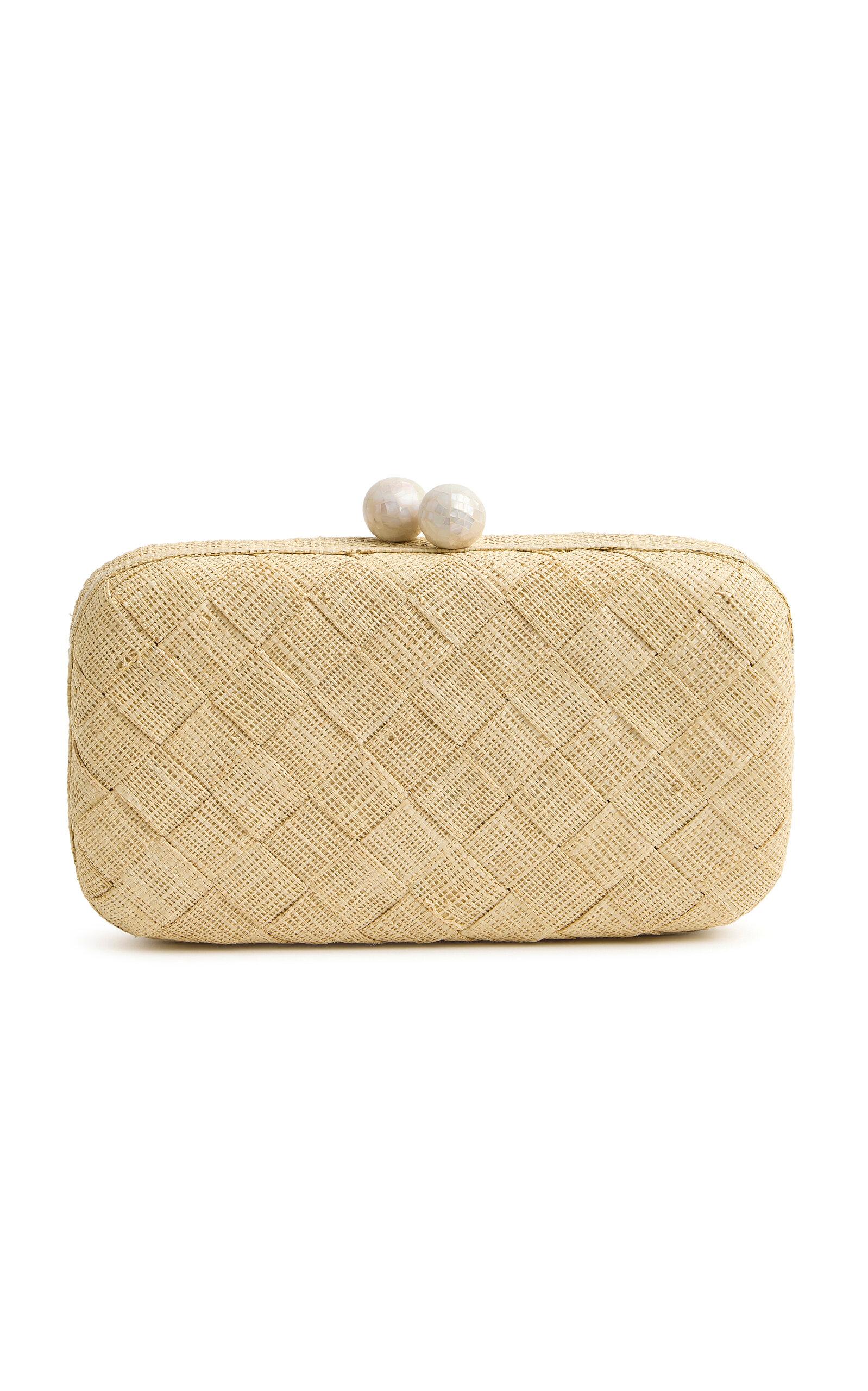 Emm Kuo Halsey Raffia Clutch Bag - Moda Operandi by EMM KUO