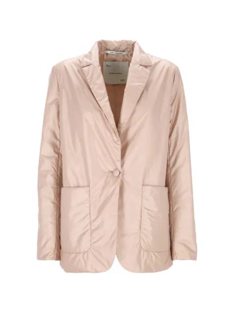 padded notched-lapels jacket by EMMA E GAIA