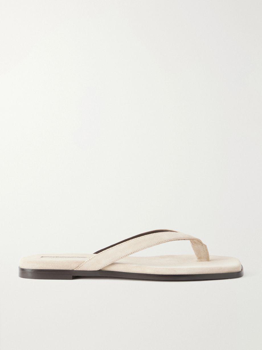 Meta suede thong sandals by EMME PARSONS