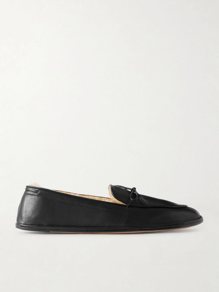 Parker shearling-lined leather loafers by EMME PARSONS