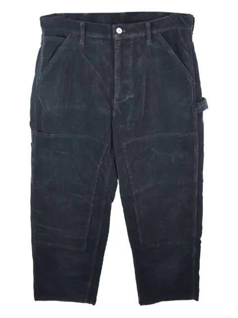 Heart corduroy trousers by EMOTIONALLY UNAVAILABLE