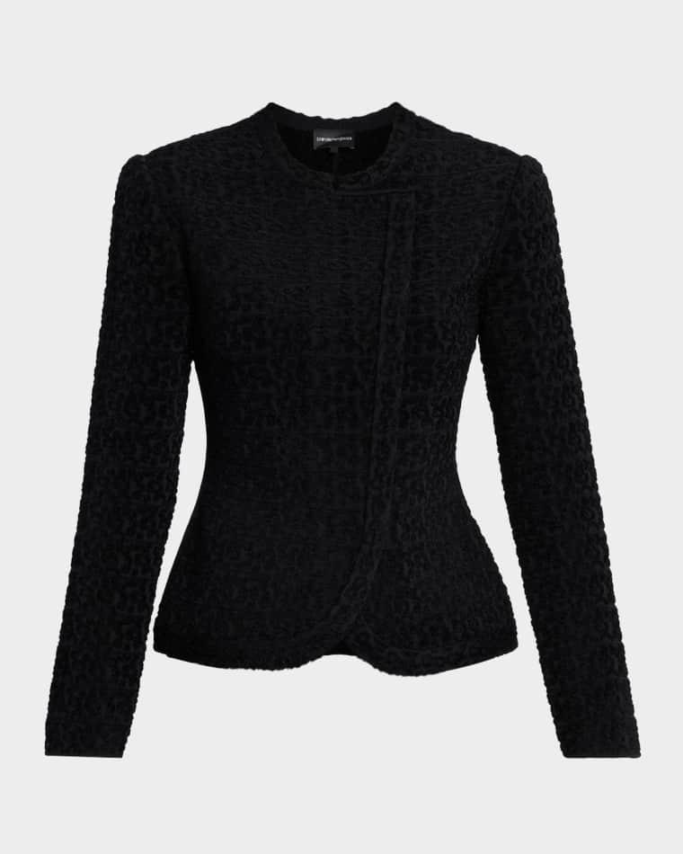 Abstract Jacquard Blazer by EMPORIO ARMANI
