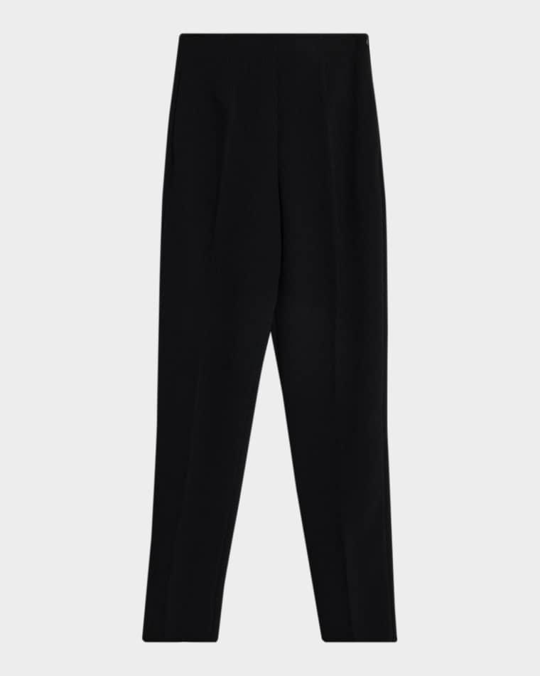 Bark-Effect Crepe Trousers by EMPORIO ARMANI