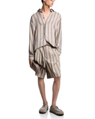 Bermuda Regular Fit Stripe Shorts by EMPORIO ARMANI