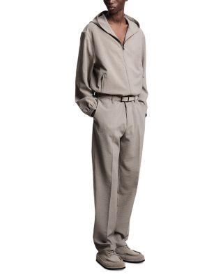 Blouson Seersucker Hooded Jacket by EMPORIO ARMANI