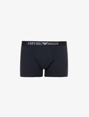 Branded stretch-cotton boxers and socks gift set by EMPORIO ARMANI