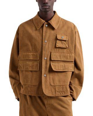 Bull Cotton Denim Multi Pocket Jacket by EMPORIO ARMANI
