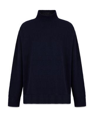 Cashmere Blend Turtleneck Sweater by EMPORIO ARMANI