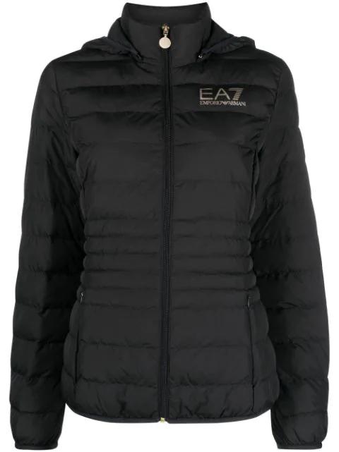 Core hoodied puffer jacket by EMPORIO ARMANI