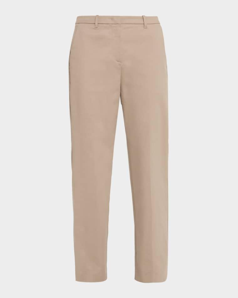 Cotton Couture Straight-Leg Trousers by EMPORIO ARMANI