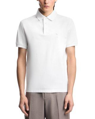 Cotton Pique Polo Shirt by EMPORIO ARMANI